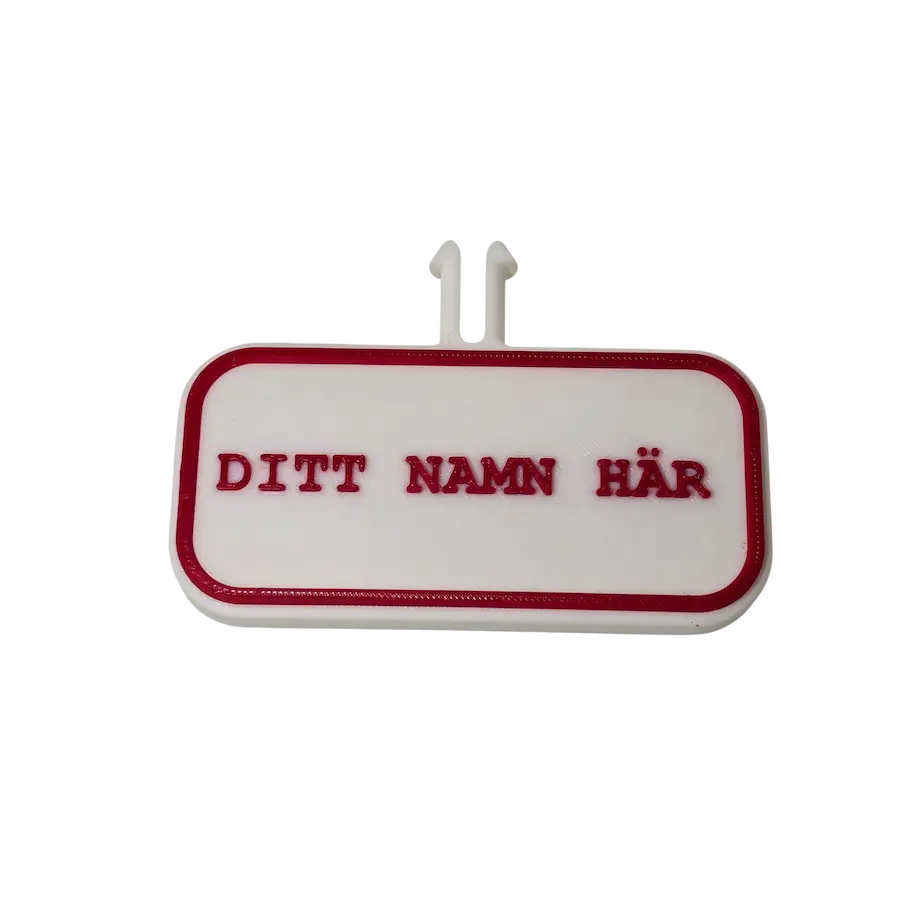 Personlig registreringsskylt Bobby Car BIG